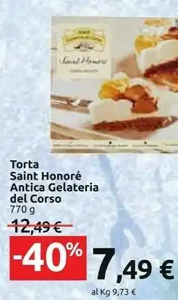 Carrefour Antica gelateria del corso Torta gelato offerta