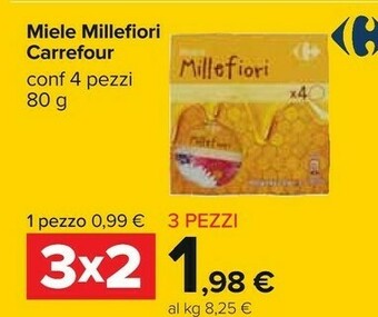 Carrefour Carrefour Miele Millefiori 80 G offerta