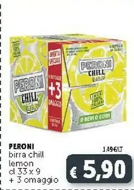 Deco Supermercati Peroni Chill Lemon 330 G(ml) offerta