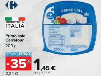 Carrefour Primo sale Formaggio offerta
