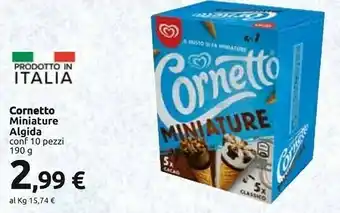 Carrefour Algida Cornetto Miniature offerta
