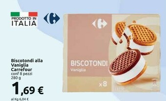 Carrefour Carrefour Biscotondi Alla Vaniglia offerta