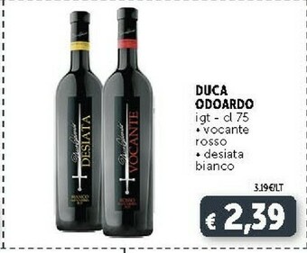 Deco Supermercati Duca Odoardo Igt Vocante Rosso offerta