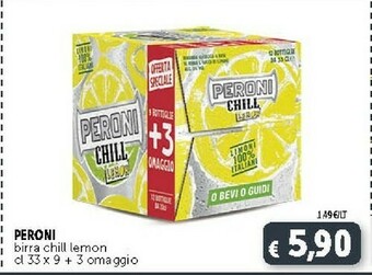 Deco Supermercati Peroni Chill Lemon 330 G(ml) offerta