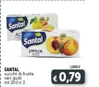 Deco Supermercati Santal Succhi Di Frutta Pesca offerta