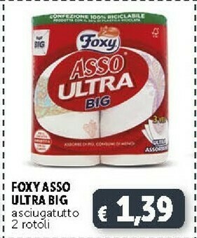 Deco Supermercati Foxy Asso Ultra Big Asciugatutto offerta