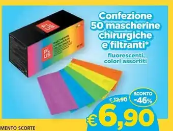 DPiù Confezione 50 Mascherine Chirurgiche E Filtranti offerta
