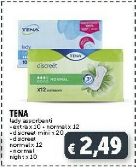Deco Supermercati Tena Lady Assorbenti offerta