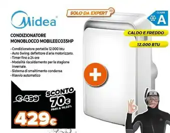 Expert Midea Condizionatore Monoblocco Mobileeco35hp offerta