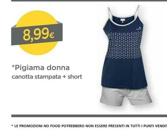 DPiù Pigiama Donna offerta