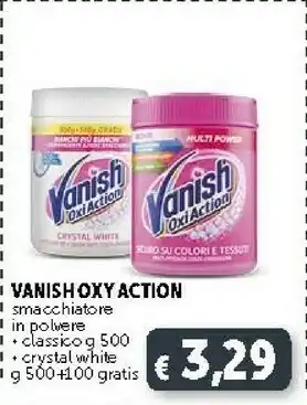 Deco Supermercati Vanish Oxy Action Smacchiatore In Polvere offerta