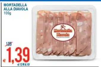 MD Discount Mortadella Alla Diavola 100g offerta