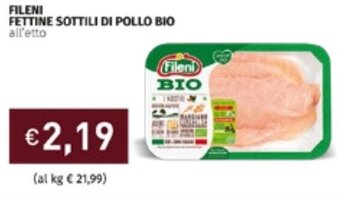Fileni Fettine Sottili di Pollo Bio