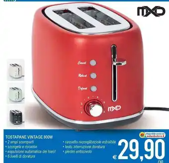 MD Discount mxd Tostapane Vintage 800W offerta