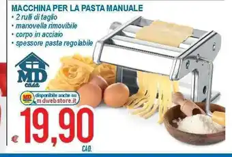 MD Discount Macchina Per La Pasta Manuale offerta