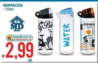 MD Discount Borraccia 750ml offerta