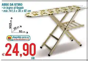 MD Discount Asse Da Stiro 141,5x35x92 cm offerta