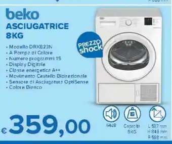 MD Discount beko Asciugatrice 8kg offerta