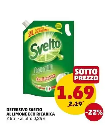 PENNY Svelto Detersivo Al Limone Eco Ricarica offerta
