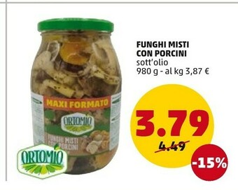 PENNY Ortomio Funghi Misti Con Porcini offerta