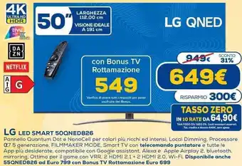 Euronics LG Led Smart 50QNED826 50" offerta