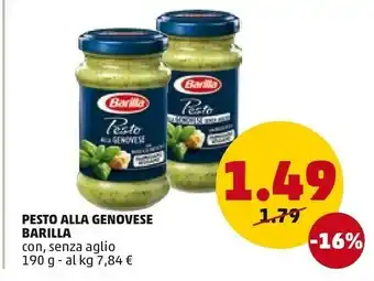 PENNY Barilla I Pesti Alla Genovese Senza Aglio 190 G(ml) offerta
