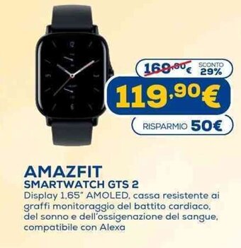 Euronics AmazFit Smartwatch GTS 2 offerta