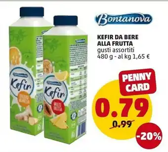 PENNY Bontanova Kefir Da Bere Alla Frutta offerta
