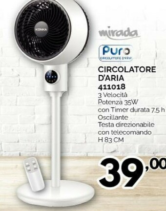 Orizzonte Ventilatore offerta