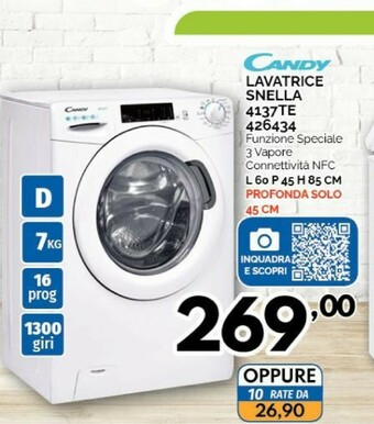Orizzonte Candy Lavatrice offerta
