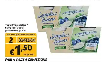 Semplici E Buoni Yogurt Probiotico
