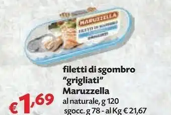 Pam Maruzzella Filetti Di Sgombro Grigliati Al Naturale offerta