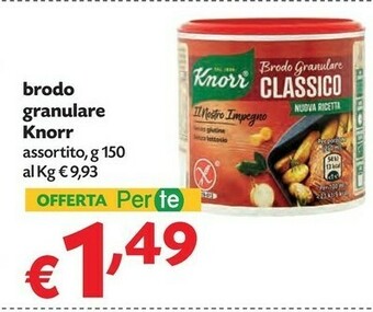 Pam Knorr Brodo Granulare Ricco 150 G(ml) offerta