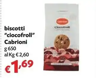 Pam Cabrioni Biscotti Ciocofroll offerta