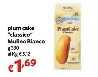 Pam Mulino Bianco PlumCake Classico 330 G(ml) offerta