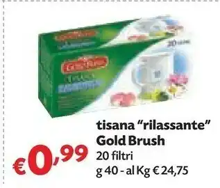 Pam Gold Brush Tisana Rilassante offerta