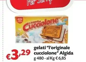 Pam Algida Gelati L'originale Cucciolone offerta