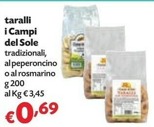 Pam I Campi Del Sole Taralli offerta