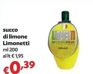 Pam Limonetti Succo Di Limone offerta