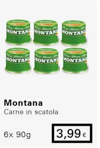 Iper Tosano Montana Carne in scatola 6x 90g offerta