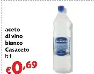 Pam Casaceto Aceto Bianco Di Alcol 1000 G(ml) offerta