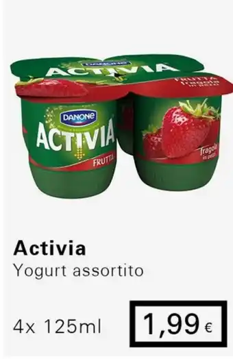 Iper Tosano Danone Activia Yogurt assortito 4x 125ml offerta