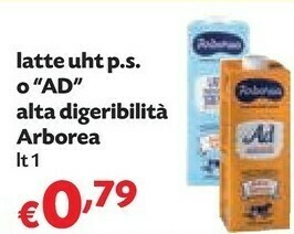 Pam Arborea Ad Latte Parzialmente Scremato Ad Alta Digeribilità 1000 G(ml) offerta