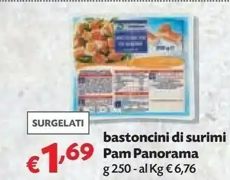 Pam Pam & Panorama - Bastoncini Di Surimi Surgelati offerta