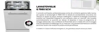 Euronics Miele Lavastoviglie G 7660 SCVI offerta