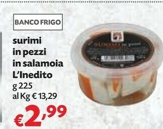 Pam L'inedito Surimi In Pezzi In Salamoia offerta