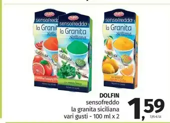Dolfin Sensofreddo La Granita Siciliana