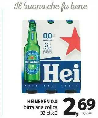 Pam Heineken Birra Analcolico 330 G(ml) offerta