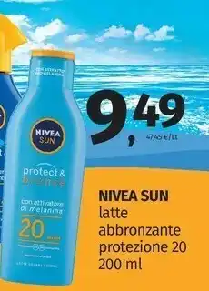 Pam Nivea Sun Latte Abbronzante Protezione 20 offerta