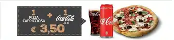 Pam Pizza Capricciosa + Coca Cola offerta